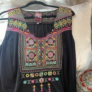 Black Johnny was Embroidered Women's dress